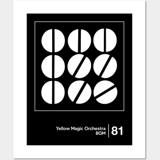 YMO / Minimalist Style Graphic Design Posters and Art